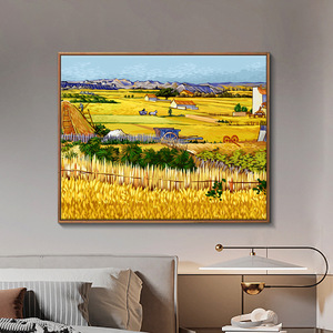 Bức tranh nổi tiếng tái tạo của Van Gogh bức tranh nightoil đầy sao vải trừu tượng bức tranh tường nghệ thuật in - Product Image 1