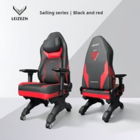 Chaise de jeu ergonomique avec support lombaire réglable, dossier haut inclinable pour joueurs PC/console et usage domestique/bureau