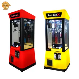 Fabriek Goedkope Prijs Arcade Game Machine Super Box X Pluche Speelgoed Kraan Klauw Machine Speelgoed Klauw Kraan Kraan Automaat