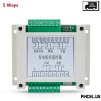 Unidad de Control Remoto de 5 Vías para Generador Plc Maxgeek, Módulo de Control de Grupo Electrógeno, Suministro al por Mayor