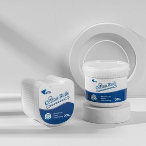 Buds-300pcs ผ้าฝ้ายแบบแท่งสำหรับกล่องกระดาษน่ารักปลายสำลีคุณภาพระดับพรีเมียม - Product Image 4