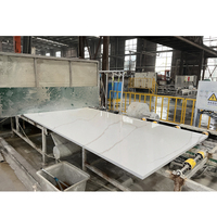 Pierre de quartz carrara quartz blanc pierre empilée cristal dalle de pierre de quartz
