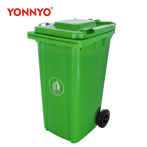 Vente directe d'usine Yongyao, poubelle en plastique épaissie de 240 L, montée sur chariot, poubelle d'assainissement extérieure, garantie de deux ans - Product Image 5