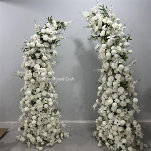 Phong Cách Mới Trang Trí Đám Cưới Nhân Tạo Hoa Runner Trang Trí Hoa Vòng Hoa Vòm Với Khung Cho Đảng Trang Trí - Product Image 6