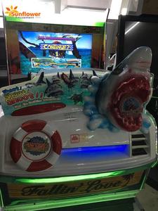 Máquina de Juego de Arcade de Disparos Operada con Monedas, Simulador de Dos Jugadores de Disparos de Tiburones en la Isla Let's Go del Parque de Atracciones - Product Image 5
