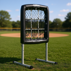 Red de entrenamiento de béisbol y sóftbol Vevor de 28x27 pulgadas con altura ajustable, equipo de práctica para ejercicios de bateo y lanzamiento. - Product Image 2