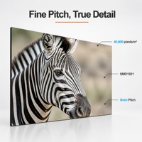 Module d'affichage LED extérieur P5 5000 nits IP65 étanche 4200Hz Taux de rafraîchissement élevé SMD1921 Panneau d'écran 320x160mm Publicité UM5.0