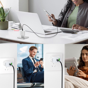 Schitec ที่ชาร์จแบบ Type C จำนวน2แพ็คจัดส่งรวดเร็วที่ชาร์จ USB ติดผนัง20W พร้อมสาย USB C 60W สำหรับชาร์จอุปกรณ์มือถือ - Product Image 6