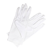 Gants d'étiquette de travail en coton blanc Perles de disque Gants de protection anti-poussière résistants à l'usure pour hommes femmes Fabricant gratuit