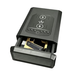 Caja Fuerte para Pistola para Mesa de Noche, Cargador Inalámbrico, Pantalla LED, Teclado Táctil con Braille, <span class=keywords><strong>Huella</strong></span> Dactilar Biométrica, ODM - Product Image 2
