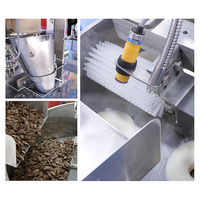 Machine d'emballage verticale VFFS pour noix de cajou et snacks, avec pesage et remplissage automatiques, scellage arrière