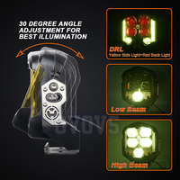 OVOVS Phare LED Tout-Terrain de 7 Pouces 8500 Lumens pour 4x4 VTT VUS UTV Camion