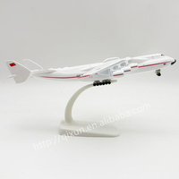 Modèle d'avion moulé sous pression AN225 de la compagnie aérienne soviétique Antonov, en alliage, échelle 1:400, 20 cm, prix de gros