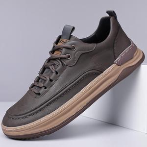 Nuevos Modelos de Mocasines Casuales de Moda, Cuero Genuino, Duraderos, con Cordones, Clásicos, Hechos a Mano, Forro de Malla, Plantilla EVA, Zapatos para Hombre - Product Image 3