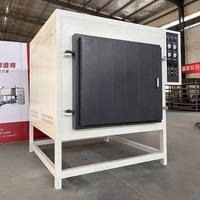 CE certificado 1400C alta temperatura 1300L Gran Cámara Industrial horno de tratamiento térmico SIC elemento calefactor de acero inoxidable
