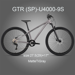 Vélo de montagne XC en aluminium avec système à neuf vitesses, frein à disque hydraulique pour la conduite tout-terrain GTR (SP)-U4000-9S XC Level Mountain - Product Image 1