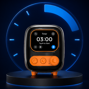 Altavoz Inteligente con IA para Música Ambiental en Talleres Industriales, Bluetooth 5.3, Pantalla Táctil, Asistente de Voz, Temporizador - Product Image 1