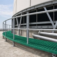 Caillebotis en PRV 38mm 50mm pour passerelle
