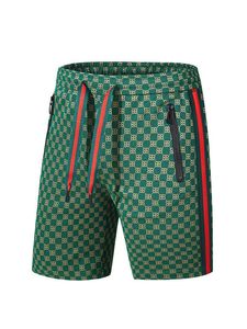 Pantaloncini <span class=keywords><strong>Bermuda</strong></span> Sportivi Casual da <span class=keywords><strong>Uomo</strong></span>, di Marca, a Metà Coscia, in Maglia Jacquard, con Elastico in Vita, Tinta Unita, 100% Poliestere, di Tendenza - Product Image 4