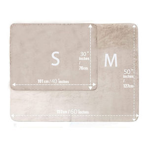 ผ้าห่มสัตว์เลี้ยงแบบกันน้ำ ซักได้ ขายส่ง ผ้าห่มสัตว์เลี้ยงขนฟลีซสีเทาอุ่น ผ้าห่มสุนัข ผ้าห่มแมว ขนนุ่ม อุ่นสบาย - Product Image 4