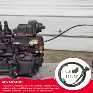 Nouveau kit de câblage de solénoïde d'arrêt manuel de carburant 12V compatible avec les pompes P-pump pour Dodge 4BT 6BT, pour pièces de machines - Product Image 5