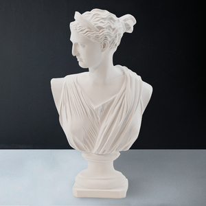 Busto de resina de diseño moderno, estatua de cabezas de dios romano, escultura conmemorativa artesanal de resina - Product Image 1