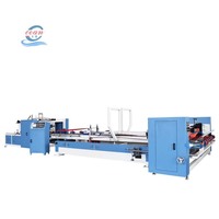 Máquina Plegadora y Encoladora Automática de Alta Resistencia para Cajas de Cartón Corrugado, Línea de Producción de Cajas de Cartón