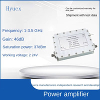 Amplificateur de puissance RF 37dBm 5W Gain 1-3.5GHz Sortie avec connecteur en acier inoxydable 46dB