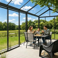 Toldo de Metal y Madera Personalizable, Toldo Eléctrico para Exteriores, Gazebo para Jardín, Villa, Patio, Terraza