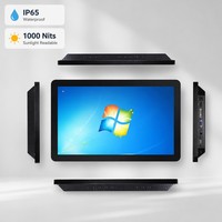 Monitor Industrial de Marco Abierto Personalizado de 15, 17, 18, 19 y 23.6 Pulgadas, Pantalla Táctil Impermeable, Panel PC Industrial Legible Bajo la Luz Solar para Exteriores