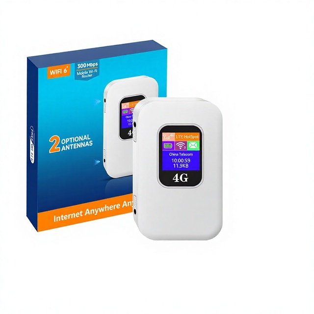 China 4G Portable Wi-Fi Compact Pocket Router with External Antenna Plug-and-play SIM Card Type-C Interface 2.4G