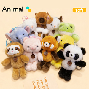 Serie <span class=keywords><strong>Zoo</strong></span> <span class=keywords><strong>di</strong></span> Statuette <span class=keywords><strong>di</strong></span> Animali Realistiche e Carine all'Ingrosso, Ciondoli per Borse, Decorazioni e Regali - Product Image 2