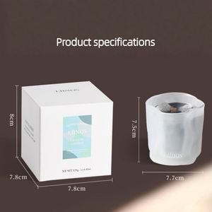 Bougie aromathérapeutique Liinos Crystal, bougie parfumée aux cristaux de guérison dans un pot en céramique pour la décoration de la maison - Product Image 3