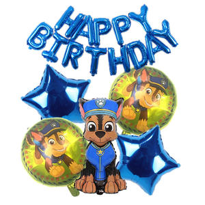 Cartoon bambino <span class=keywords><strong>Paw</strong></span>-<span class=keywords><strong>Patrol</strong></span> tema decorazione per festa <span class=keywords><strong>di</strong></span> compleanno pacchetto Chase Mar-shall palloncino <span class=keywords><strong>di</strong></span> alluminio - Product Image 5
