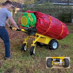 Camión para inflables Carro eléctrico para levantar casas de rebote Camiones de mano - Product Image 3