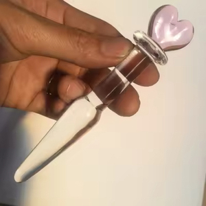 Tapón Anal de Cristal, Kit de Entrenamiento Anal, Resistente al Agua, Sin Efectos Secundarios, Rosa y Blanco, para Mujeres, Hombres, Parejas, Amantes - Product Image 3