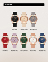 Jam Tangan Wanita NAVIFORCE 5051 RGBB Fashion Brand Tahan Air Quartz dengan Dial Bunga dan Tali Silikon