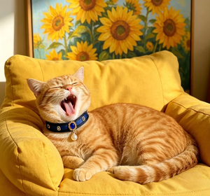 Collare per Animali Domestici Shixiaoji Originale in Poliestere con Strisce di Perle, Collana con Foto di <span class=keywords><strong>Gatto</strong></span> Stile Galleria d'Arte per Gattini Abyssinian, Chinchilla, Devon - Product Image 4