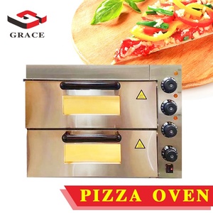 เตาอบพิซซ่าเชิงพาณิชย์แบบสองชั้นสองถาดไฟฟ้า - Product Image 5