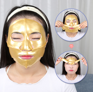 Hbzt — <span class=keywords><strong>masque</strong></span> Facial de beauté avec Hydrogels or 24k, Anti-vieillissement, au collagène - Product Image 2