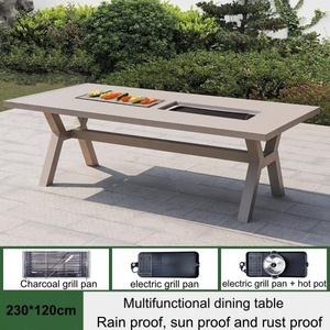 Table de barbecue au design moderne, expérience de barbecue de luxe, entretien facile, table de grill, solutions de grillades innovantes, ensemble de jardin unique - Product Image 2