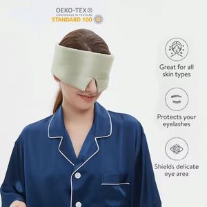 Luxury Eyeshade Custom Logo Silk Sleep for Side Sleeper Eye Mask Sleeping - Product Image 4