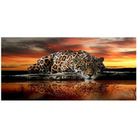 Homfun — peinture diamant guépard, bricolage, décoration de maison, peinture, vente en gros