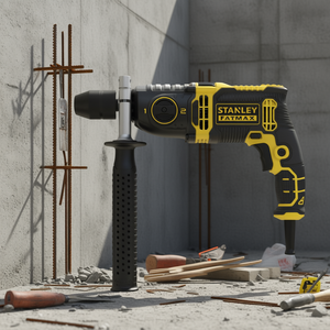 Martillo Perforador Stanley Fatmax de 1100W con Cable y Mango Lateral para Perforación de Concreto - Product Image 3
