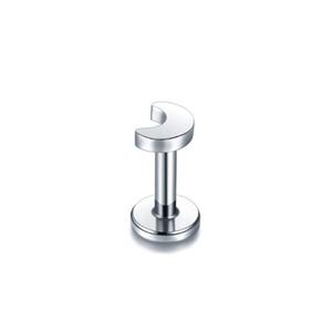 G23 Titanium 16G Punk Stud Oorbellen Maan Star Cross Bliksem Hart Parel Bal Patroon Bruiloft Lip Lichaam Sieraden <span class=keywords><strong>Labret</strong></span> <span class=keywords><strong>Piercing</strong></span> - Product Image 5
