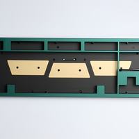 Teal Green Mechanical Keyboard Case Sheet Metal Keyboard Shell Gaming Keyboard Cover