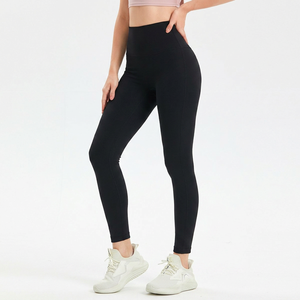 Women <b>Butt</b> <b>Lifting</b> High Waist Yoga <b>Leggings</b> Tummy Control No Camel Toe Workout Pants Nude Sense Running Fitness Trousers OEM ODM - Product Image 1