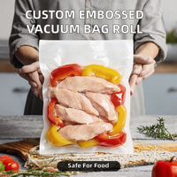 Rouleau de sacs sous vide gaufrés de qualité alimentaire pour salades, aliments pour bébés, aliments pour animaux et plus encore