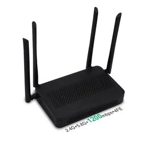 Thâm quyến Quảng Đông Router các nhà sản xuất bán buôn mở lưới mạng 5GHz AC1200 1200Mbps 4fe không dây Wifi Router FTTH Router