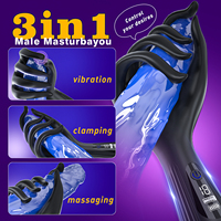 Masturbateur masculin vibrant à tentacules contrôlé par application, affichage numérique, 10 vitesses, rechargeable par USB, 100 % étanche, vente en gros
